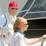 Los Reyes, en Mallorca, durante el verano de 2008