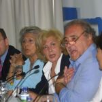 Pilar Bardem y Marisa Paredes, junto a Jorge Bosso en una imagen de archivo
