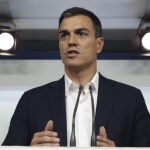 El secretario general del PSOE, Pedro Sánchez