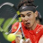Una gripe no impidió que Rafa Nadal se luciera en su primer partido oficial de la temporada ante el eslovaco Karol Beck