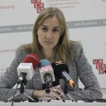 Tania Sánchez, en un acto público el pasado mes de marzo.
