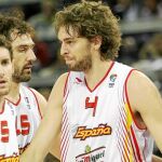 Rudy y Berni, invitados de lujo en el Basket Campus 2010, son compañeros de selección desde 2004