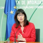 La consejera de Igualdad y Bienestar Social de la Junta, Micaela Navarro, ayer en Sevilla