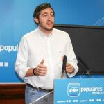 El diputado del Grupo Parlamentario Popular, Víctor Martínez