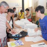 Algunas de las familias participantes en el programa Releo Plus