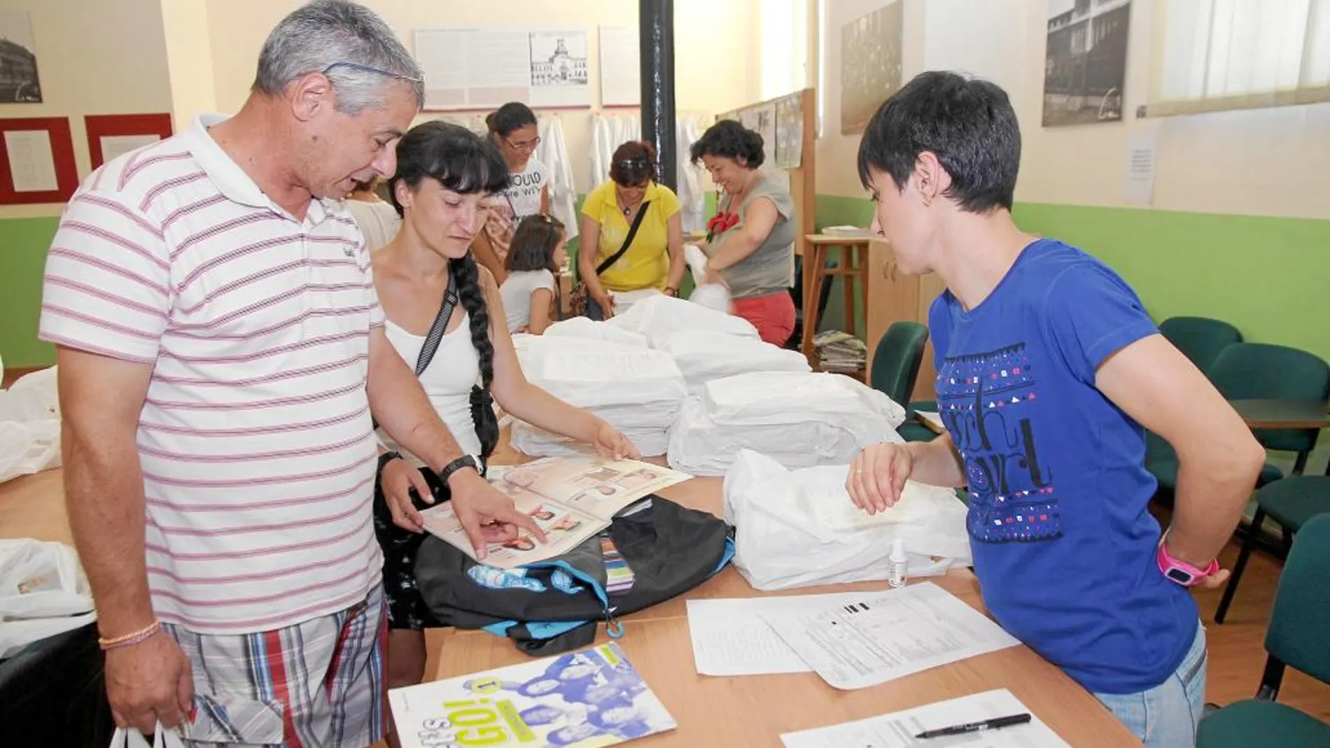Algunas de las familias participantes en el programa Releo Plus