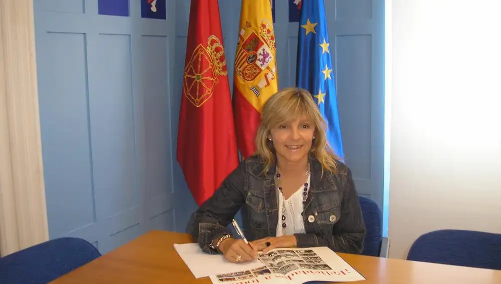 La concejal en funciones de UPN, María Caballero