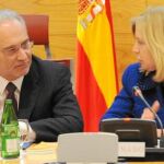 Esteban Parro, durante su intervención esta semana en la Cámara Alta