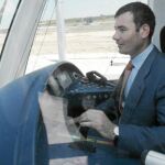 Tomás Gómez inauguró el tranvía en su localidad en la primavera de 2007