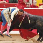 El Cid resultó arrollado de fea manera por el toro de El Pilar que abrió plaza