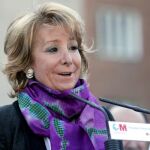 La presidenta de la Comunidad de Madrid, Esperanza Aguirre