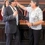 Puigdemont se estrenó ayer como alcalde de Girona