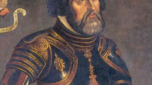 Retrato de Hernán Cortés