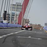 Marc Gené fue el encargado de pilotar el monoplaza