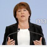 Martine Aubry, candidata socialista a la presidencia