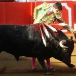 Talavante firma un natural, ayer, en Santander