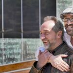 Dos Amigos Los actores Gonzalo de Castro y Javier Cámara mostraron ayer su buen «feeling» en Málaga