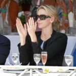Alberto, Charlenne y Carolina, el pasado sábado durante una competición de hípica