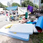 Aspecto que presenta actualmente la plaza Cataluña