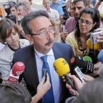 El sastre Tomás, a la salida del TSJ valenciano tras prestar declaración, en una imagen de archivo