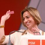Chacón apenas entró en el debate sucesorio, pero su discurso estaba plagado de alusiones al futuro del presidente