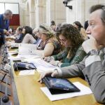El consejero de Empleo, Manuel Recio, en el Debate sobre el Estado de la Comunidad el pasado jueves