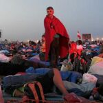Miles de peregrinos hicieron de Cuatro Vientos su campamento