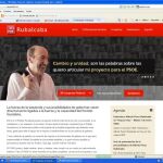 y Rubalcaba presenta su otra web de candidato