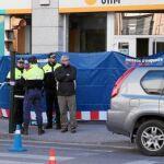 En la imagen, la sucursal donde Puig tiroteó a dos empleados