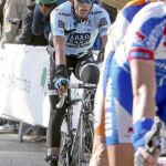 Alberto Contador, ayer, en la primera etapa de la Vuelta al Algarve, regresó a la competición tras la absolución de la Federación Española