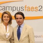María Dolores de Cospedal y José María Aznar