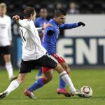 Agüero durante el partido