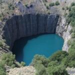 Una de las hendiduras de la cuenca de Witwatersrand