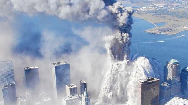 Imagen del ataque a las Torres Gemelas de Nueva York del 11 de septiembre de 2001