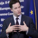 El viceprimer ministro británico, Nick Clegg