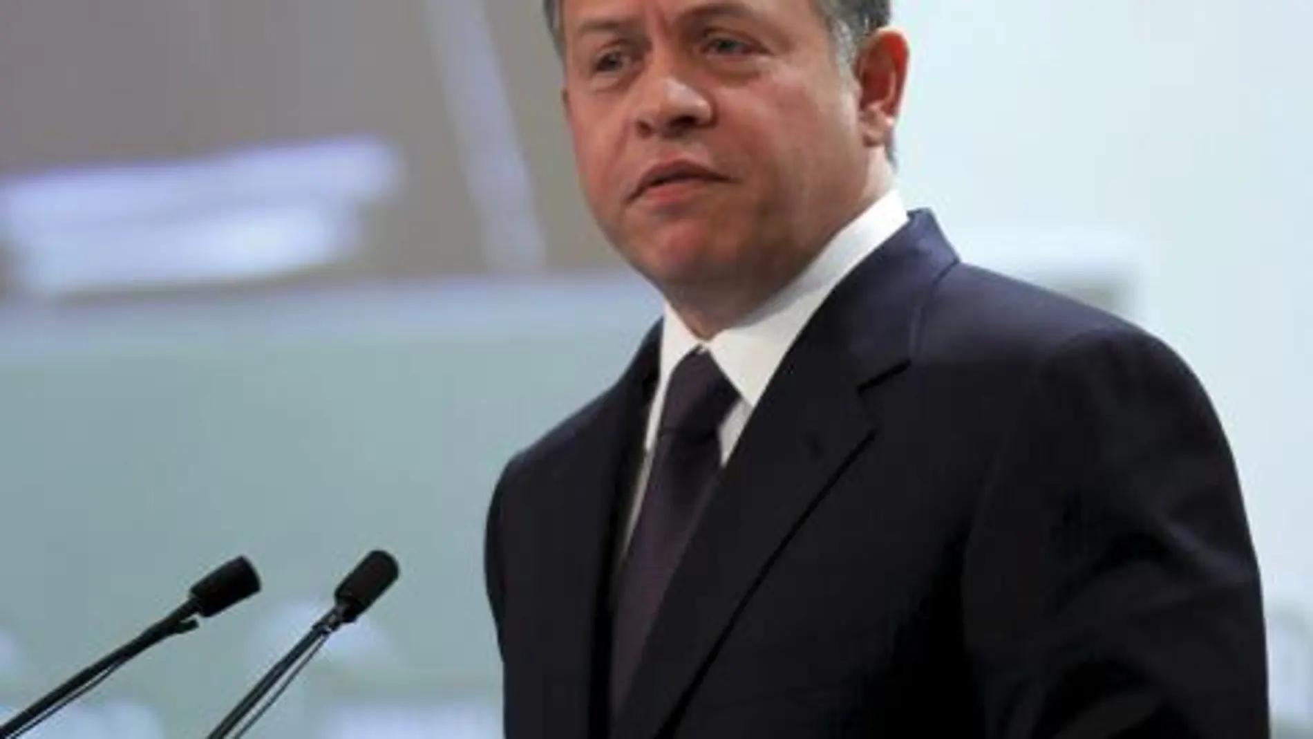 El rey Abdalá II de Jordania