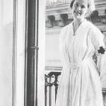 En la mesa con Gary Cooper e Ingrid Bergman