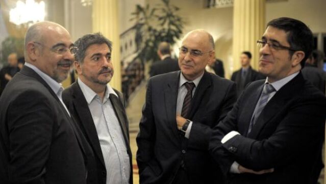 Patxi Lopez, Rodolfo Ares, Jesus Eguiguren y Jose Antonio Pastor