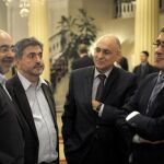 Patxi Lopez, Rodolfo Ares, Jesus Eguiguren y Jose Antonio Pastor