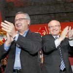 Blanco y Montilla lanzaron la lluvia de promesas, entre ellas la gestión del aeropuerto de El Prat, en Manresa