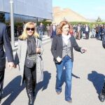 Antonio Silván, Carlos López Riesco, Soraya Sáenz de Santamaría e Isabel Carrasco visitan Ponferrada
