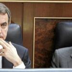 José Luis Rodríguez Zapatero y Alfredo Pérez Rubalcaba