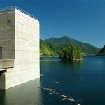 La represa de Portland afectada