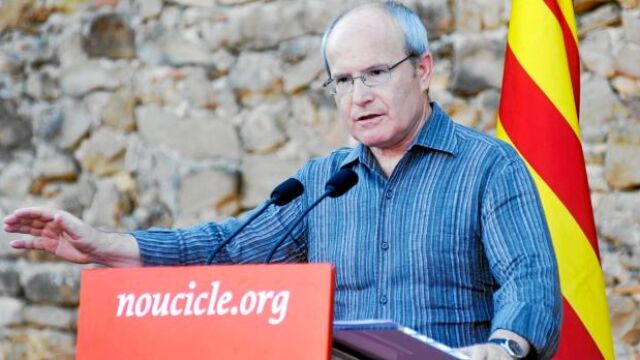 Montilla, en una de sus participaciones en la reunión de Vilopriu (Girona) que organiza cada año la corriente del PSC Nou Cicle