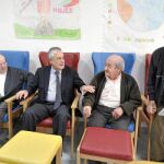 Griñán visitó ayer una residencia de ancianos en pleno escándalo por los ERE fraudulentos