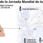 Blindados ante la visita del Papa. Vea el gráfico completo en documentos adjuntos