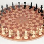 Una partida de ajedrez circular para tres jugadores