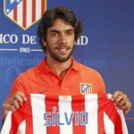 Silvio, durante su presentación como jugador del Atlético