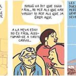 Página de la revista en que María se queja, en castellano, de los problemas de convivencia