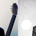 El guitarrista Carlos Piñana actuará en la gala (i). Miguel Poveda también colaborará con la causa (d)